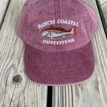 RC unstructured maroon redfish cap