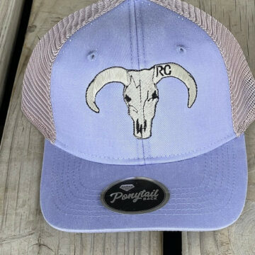 Ranch Coastal lavender ponytail cap